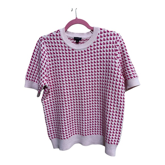 Ann Taylor Sweaters - Ann Taylor Factory Textured Knit Short Sleeve Sweater Top Women’s Size L‎